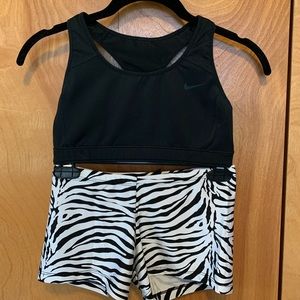 Zebra Spandex Shorts